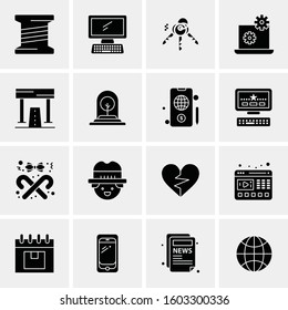 16 Universal Business Icons Vector. Creative Icon Illustration to use in web and Mobile Related project.
