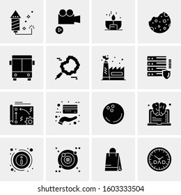16 Universal Business Icons Vector. Creative Icon Illustration to use in web and Mobile Related project.