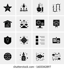 16 Universal Business Icons Vector. Creative Icon Illustration to use in web and Mobile Related project.