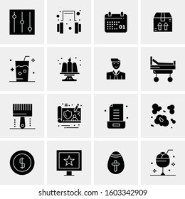 16 Universal Business Icons Vector. Creative Icon Illustration to use in web and Mobile Related project.