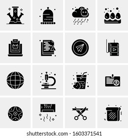 16 Universal Business Icons Vector. Creative Icon Illustration to use in web and Mobile Related project.