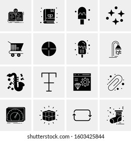 16 Universal Business Icons Vector. Creative Icon Illustration to use in web and Mobile Related project.
