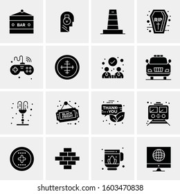 16 Universal Business Icons Vector. Creative Icon Illustration to use in web and Mobile Related project.