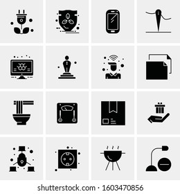 16 Universal Business Icons Vector. Creative Icon Illustration to use in web and Mobile Related project.