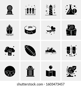 16 Universal Business Icons Vector. Creative Icon Illustration to use in web and Mobile Related project.