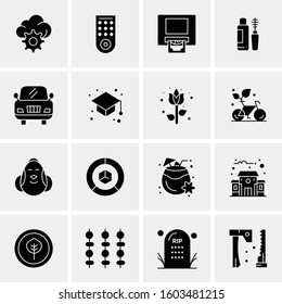 16 Universal Business Icons Vector. Creative Icon Illustration to use in web and Mobile Related project.