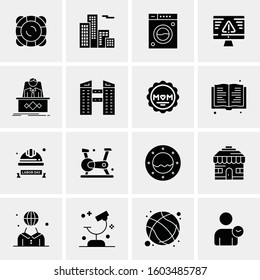 16 Universal Business Icons Vector. Creative Icon Illustration to use in web and Mobile Related project.