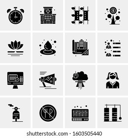 16 Universal Business Icons Vector. Creative Icon Illustration to use in web and Mobile Related project.