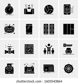 16 Universal Business Icons Vector. Creative Icon Illustration to use in web and Mobile Related project.