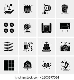 16 Universal Business Icons Vector. Creative Icon Illustration to use in web and Mobile Related project.