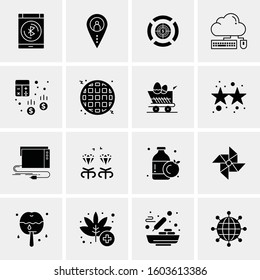 16 Universal Business Icons Vector. Creative Icon Illustration to use in web and Mobile Related project.