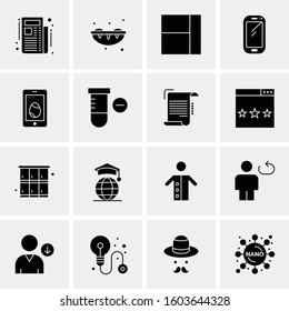 16 Universal Business Icons Vector. Creative Icon Illustration to use in web and Mobile Related project.