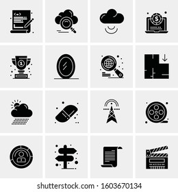 16 Universal Business Icons Vector. Creative Icon Illustration to use in web and Mobile Related project.