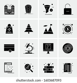 16 Universal Business Icons Vector. Creative Icon Illustration to use in web and Mobile Related project.