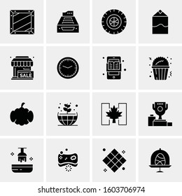 16 Universal Business Icons Vector. Creative Icon Illustration to use in web and Mobile Related project.