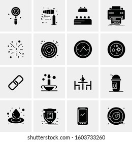 16 Universal Business Icons Vector. Creative Icon Illustration to use in web and Mobile Related project.