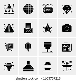16 Universal Business Icons Vector. Creative Icon Illustration to use in web and Mobile Related project.