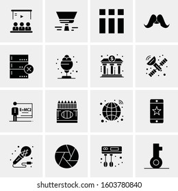 16 Universal Business Icons Vector. Creative Icon Illustration to use in web and Mobile Related project.
