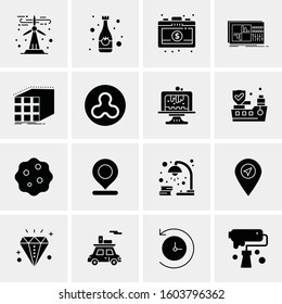 16 Universal Business Icons Vector. Creative Icon Illustration to use in web and Mobile Related project.