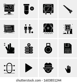 16 Universal Business Icons Vector. Creative Icon Illustration to use in web and Mobile Related project.