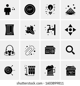 16 Universal Business Icons Vector. Creative Icon Illustration to use in web and Mobile Related project.