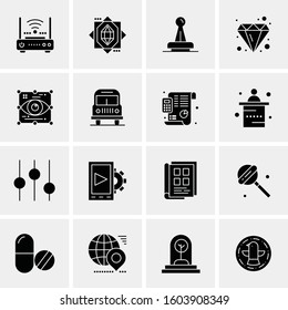 16 Universal Business Icons Vector. Creative Icon Illustration to use in web and Mobile Related project.