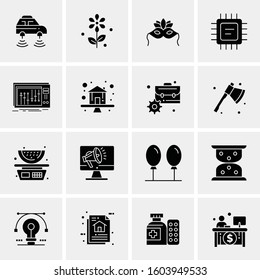 16 Universal Business Icons Vector. Creative Icon Illustration to use in web and Mobile Related project.