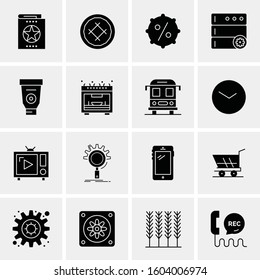 16 Universal Business Icons Vector. Creative Icon Illustration to use in web and Mobile Related project.