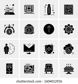 16 Universal Business Icons Vector. Creative Icon Illustration to use in web and Mobile Related project.