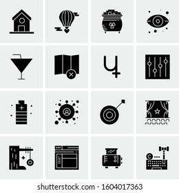 16 Universal Business Icons Vector. Creative Icon Illustration to use in web and Mobile Related project.