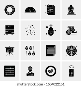 16 Universal Business Icons Vector. Creative Icon Illustration to use in web and Mobile Related project.