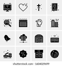 16 Universal Business Icons Vector. Creative Icon Illustration to use in web and Mobile Related project.