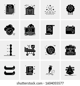 16 Universal Business Icons Vector. Creative Icon Illustration to use in web and Mobile Related project.