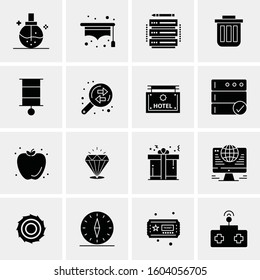 16 Universal Business Icons Vector. Creative Icon Illustration to use in web and Mobile Related project.