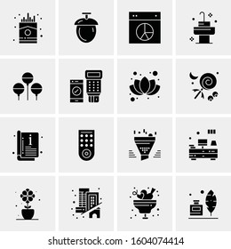 16 Universal Business Icons Vector. Creative Icon Illustration to use in web and Mobile Related project.