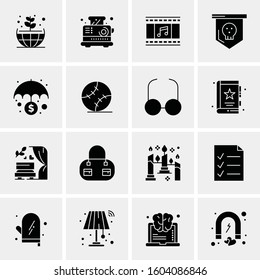16 Universal Business Icons Vector. Creative Icon Illustration to use in web and Mobile Related project.