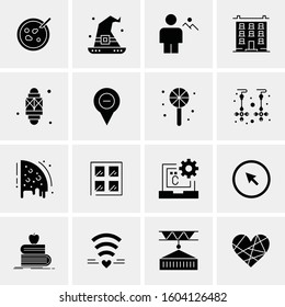 16 Universal Business Icons Vector. Creative Icon Illustration to use in web and Mobile Related project.