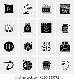 16 Universal Business Icons Vector. Creative Icon Illustration to use in web and Mobile Related project.