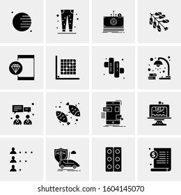 16 Universal Business Icons Vector. Creative Icon Illustration to use in web and Mobile Related project.