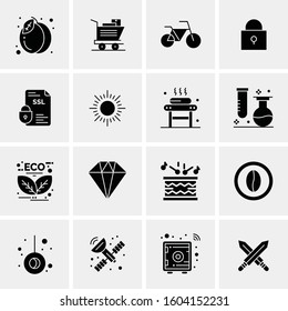16 Universal Business Icons Vector. Creative Icon Illustration to use in web and Mobile Related project.