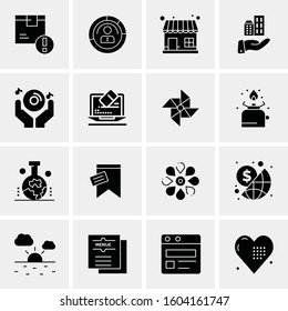 16 Universal Business Icons Vector. Creative Icon Illustration to use in web and Mobile Related project.