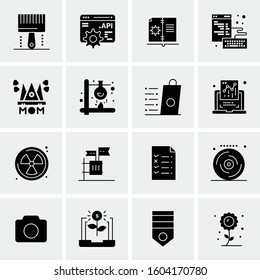 16 Universal Business Icons Vector. Creative Icon Illustration to use in web and Mobile Related project.
