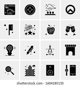 16 Universal Business Icons Vector. Creative Icon Illustration to use in web and Mobile Related project.