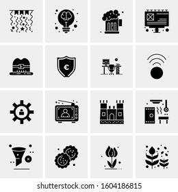 16 Universal Business Icons Vector. Creative Icon Illustration to use in web and Mobile Related project.