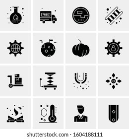 16 Universal Business Icons Vector. Creative Icon Illustration to use in web and Mobile Related project.