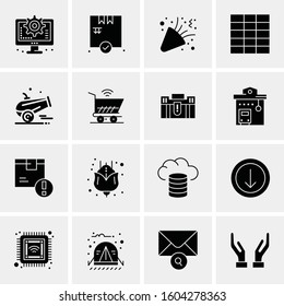 16 Universal Business Icons Vector. Creative Icon Illustration to use in web and Mobile Related project.