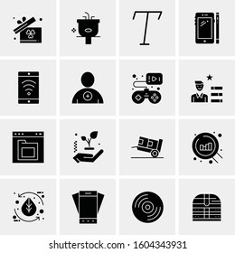 16 Universal Business Icons Vector. Creative Icon Illustration to use in web and Mobile Related project.