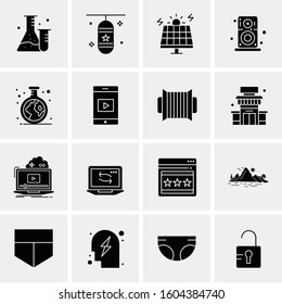16 Universal Business Icons Vector. Creative Icon Illustration to use in web and Mobile Related project.