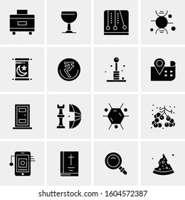 16 Universal Business Icons Vector. Creative Icon Illustration to use in web and Mobile Related project.