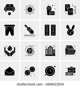 16 Universal Business Icons Vector. Creative Icon Illustration to use in web and Mobile Related project.